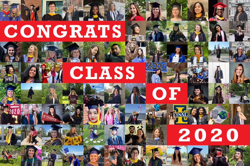 A composite picture with the words Congrats Class of 2020.