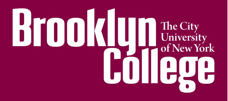 Photo of a logo that says "Brooklyn College City University of New York".