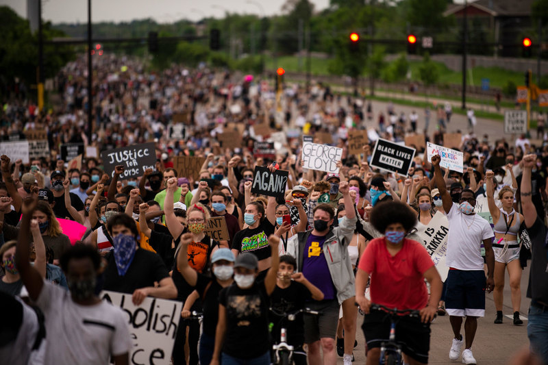 Photo of a Black Lives Matter protest.
