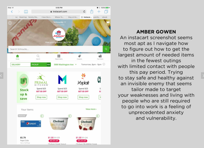 A screenshot of a grocery delivery app.