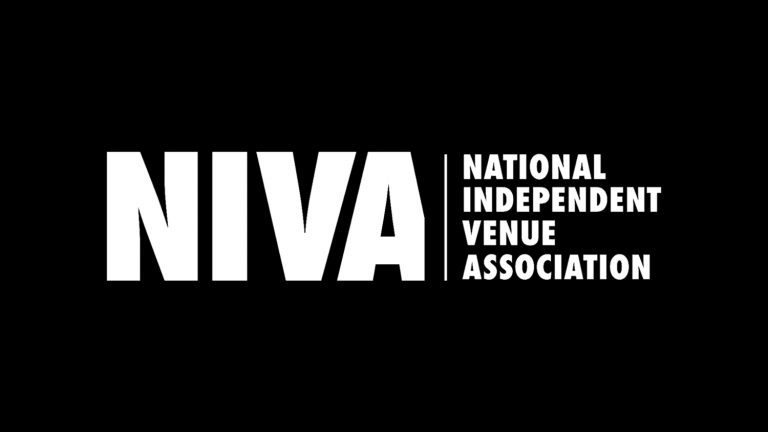 A logo that says "NIVA National Independent Venue Association". 