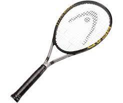 A tennis racket. 