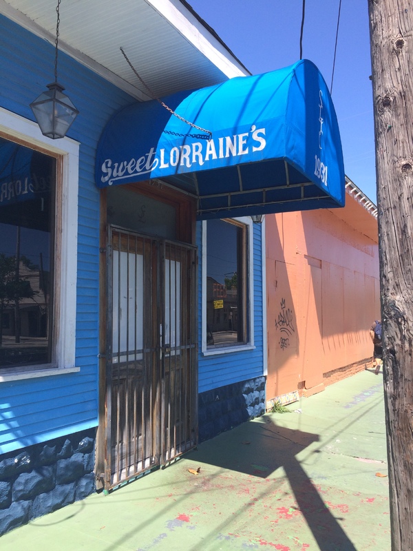 A blue shop titled "Sweet Lorraine's". 