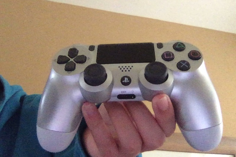 A video game controller. 