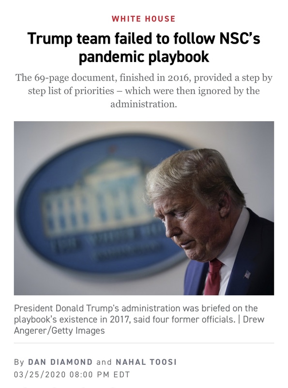 A screenshot of an article from Politico.com.