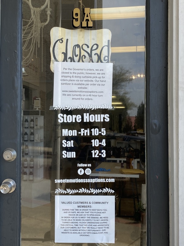 A closed business. 