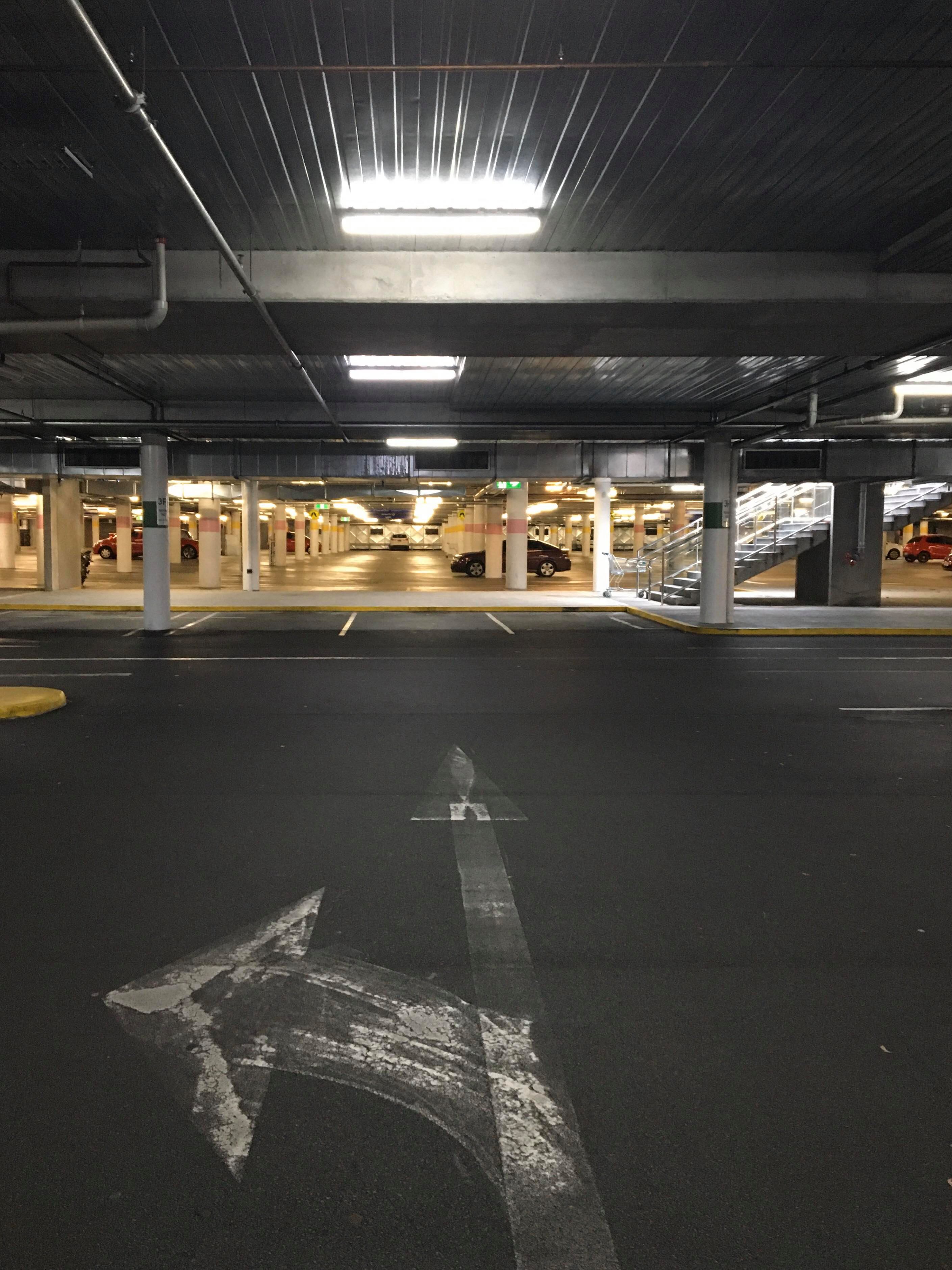 Empty shopping centre car park · Australia · Covid19 Archive