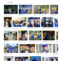 A screenshot of multiple pages of image results for a google search of Dramatic Graduation Photos 2020.
