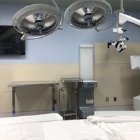 A photo of an empty operating room.