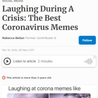Laughing During A Crisis: The Best Coronavirus Memes