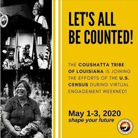 Announcement from the Coushatta Tribe. 