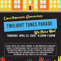 A flyer for Lone Mountain Elementary. 