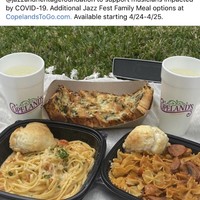 A social media post from Copeland's of New Orleans. 