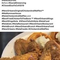 A social media post from Ma Momma's House of Cornbread, Chicken & Waffles. 